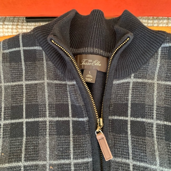 Tasso Elba - Zip Up Sweater - Picture 1 of 2